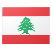 Bloc-note Drapeau libanais (Drapeau libanais) (Devant)
