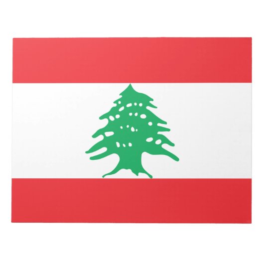 Bloc-note Drapeau libanais (Drapeau libanais) (Devant)