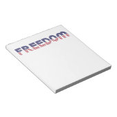 Bloc-note Drapeau Liberté Américaine pour Patriotic & Libert (Incliné)