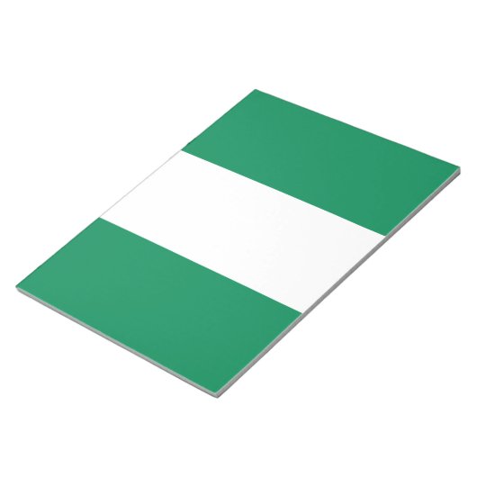 Bloc-note Drapeau nigérian (Incliné)