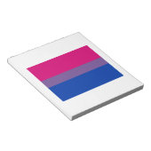 BLOC-NOTE DRAPEAU OFFICIEL BISEXUAL FIDE (Incliné)