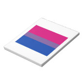BLOC-NOTE DRAPEAU OFFICIEL BISEXUAL FIDE (Tourné)