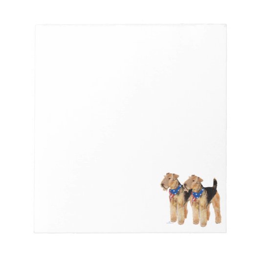 Bloc-note Drapeau patriotique (Devant)