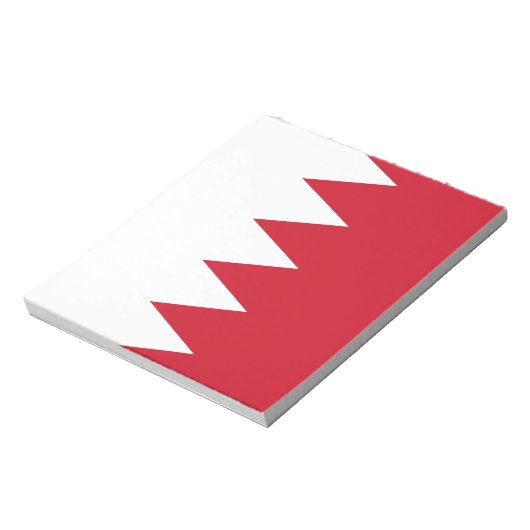 Bloc-note Drapeau patriotique de Bahreïn (Tourné)