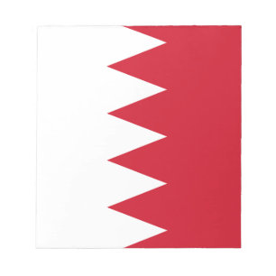 Bloc-note Drapeau patriotique de Bahreïn