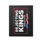 Bloc-note Drapeau Patriotique USA depuis 1776 (Tourné)