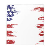 Bloc-note Drapeau peint (Devant)