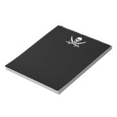 Bloc-note Drapeau pirate Jolly Roger (Tourné)