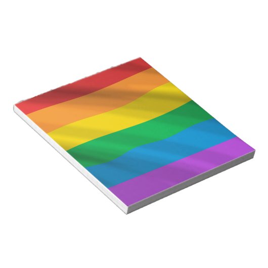 Bloc-note Drapeau Rainbow LGBT (Incliné)