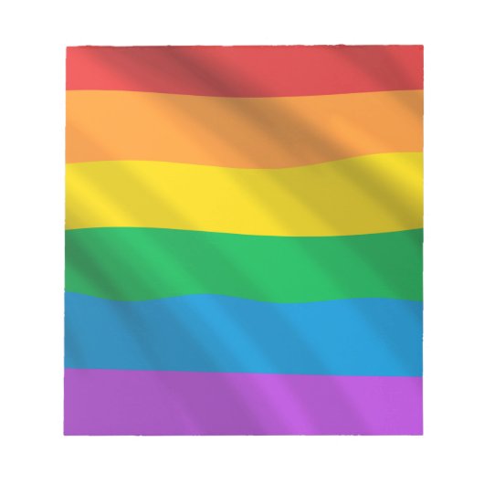 Bloc-note Drapeau Rainbow LGBT (Devant)