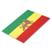 Bloc-note Drapeau rastafarien (Rastafarianisme) (Rasta) (Incliné)