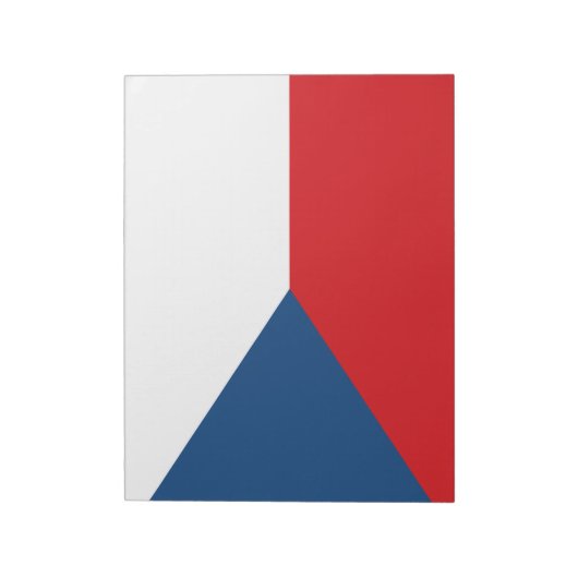 Bloc-note Drapeau tchèque (Tourné)