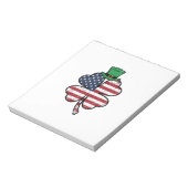 Bloc-note Drapeau Trèfle Vintage St. Patrick (Tourné)