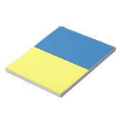 Bloc-note Drapeau ukrainien (Tourné)