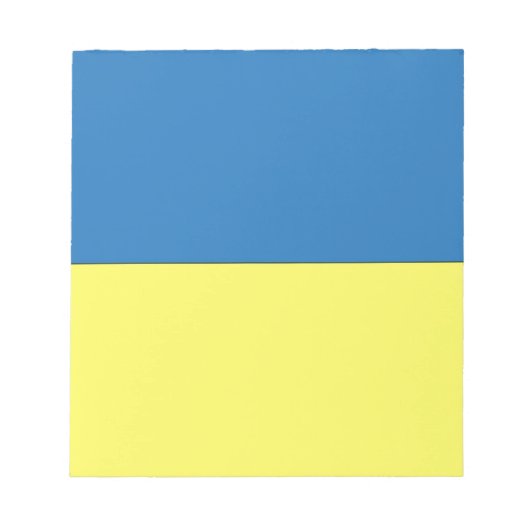 Bloc-note Drapeau ukrainien (Devant)