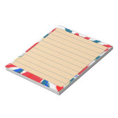 Bloc-note Drapeau Union Jack britannique vintage usé (Tourné)