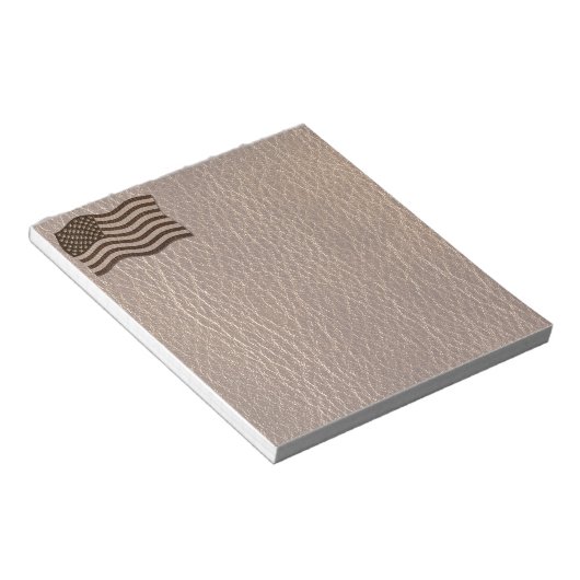 Bloc-note Drapeau USA en cuir (Incliné)