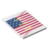 Bloc-note Drapeau USA "Home Sweet Home" Art Imprimer (Incliné)