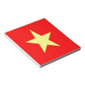 Bloc-note drapeau vietnam (Incliné)