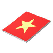 Bloc-note drapeau vietnam (Tourné)