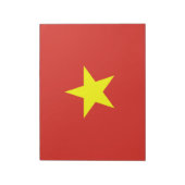 Bloc-note Drapeau vietnamien (Vietnam) (Tourné)