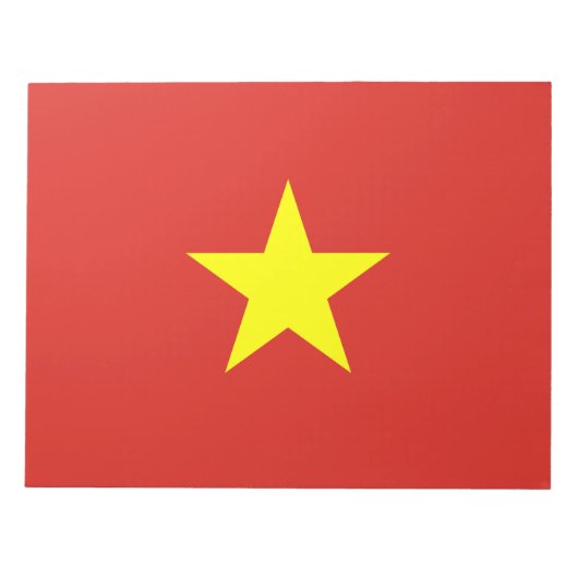 Bloc-note Drapeau vietnamien (Vietnam) (Devant)