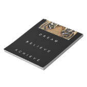 Bloc-note dream believe achieve motivational quote (Tourné)