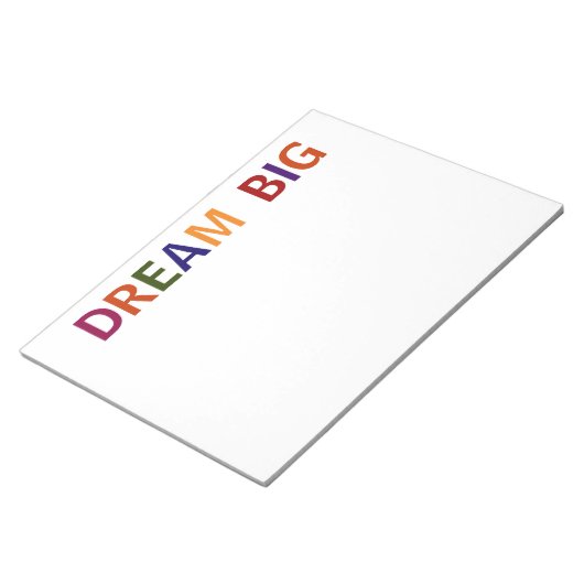 Bloc-note Dream Big Multicolore (Incliné)