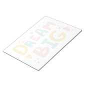 Bloc-note Dream Big Pastel Hearts (Incliné)