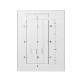 Bloc-note Dressage Arena Modèle Cheval équitation (Tourné)