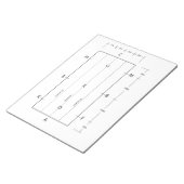 Bloc-note Dressage Arena Modèle Cheval équitation (Incliné)