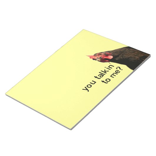 Bloc-note Drôle Attitude poulet (Incliné)