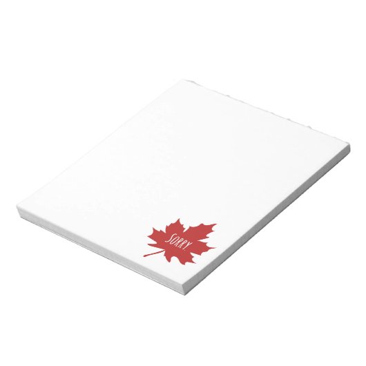 Bloc-note Drôle Canadien (Tourné)