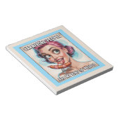 Bloc-note Drôle Carnivore Bacon Saucage Viande BBQ Grill Hum (Incliné)