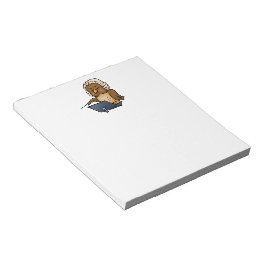 Bloc-note Drôle Chouette (Incliné)