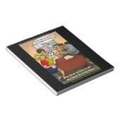 Bloc-note Drôle Day Trader Cartoon Notepad par Rick London (Incliné)