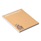 Bloc-note Drôle de dessin animé de cafard mignon (Incliné)