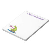 Bloc-note Drôle dessin animé de grenouille et mouche (Tourné)