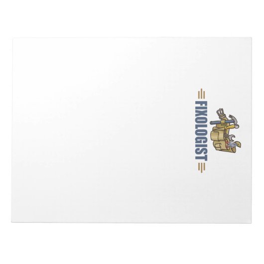 Bloc-note Drôle Handyman (Devant)