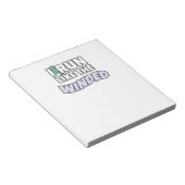 Bloc-note Drôle Jogger Runner Je Cours Comme Le Vainqueur (Incliné)