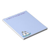 Bloc-note Drôle, joyeux croquis à pieds bleus dansant dessin (Incliné)