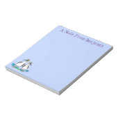 Bloc-note Drôle, joyeux croquis à pieds bleus dansant dessin (Tourné)