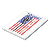 Bloc-note Drôle Lineman Firemen Drapeau Américain (Tourné)