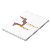 Bloc-note Drôle mignon dachshund pour parent chien long (Tourné)