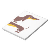 Bloc-note Drôle mignon dachshund pour parent chien long (Tourné)