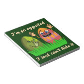 Bloc-note Drôle mignon OEufs de Pâques Dessin (Incliné)