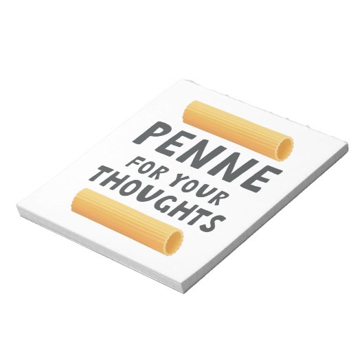 Bloc-note Drôle Pasta Pun (Tourné)