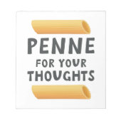 Bloc-note Drôle Pasta Pun (Devant)