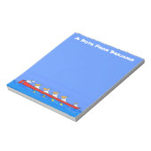 Bloc-note Drôle pélicans rameurs dessin animé (Tourné)