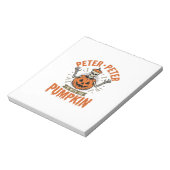 Bloc-note Drôle Peter Peter Citrouille Halloween Squelette C (Tourné)